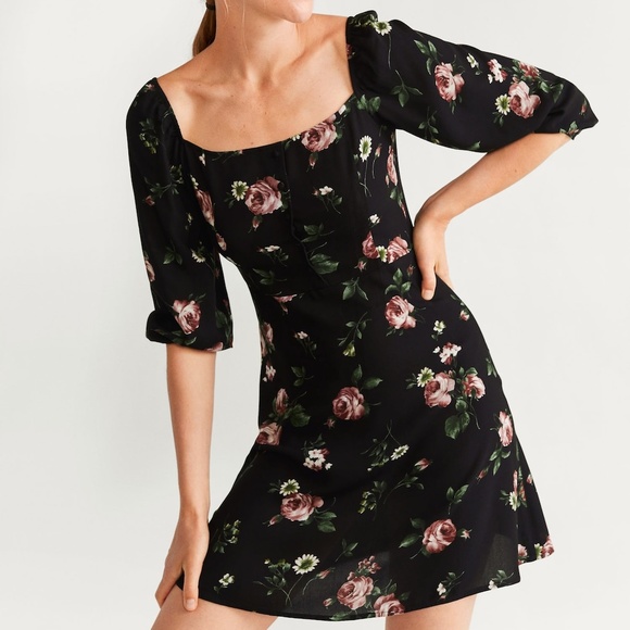 Mango Floral Dress - Picture 3 of 4